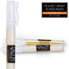 L'AUTRE PEAU front packaging showing three translucent 10ml SPF 30 pens and benefits