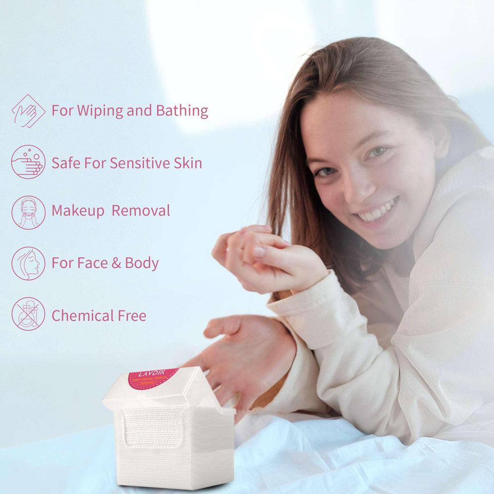 LAVDIK wipes in reusable box displaying organized storage and portability benefit