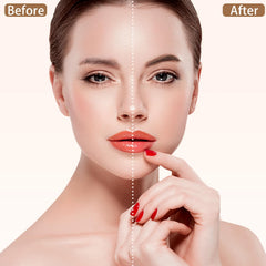 LAVONE dual-ended brush in hand for blending and grooming brows