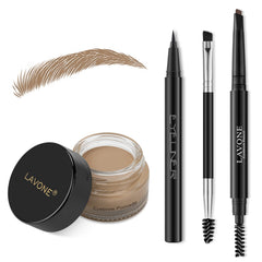 LAVONE front packaging showing full eyebrow kit and benefits