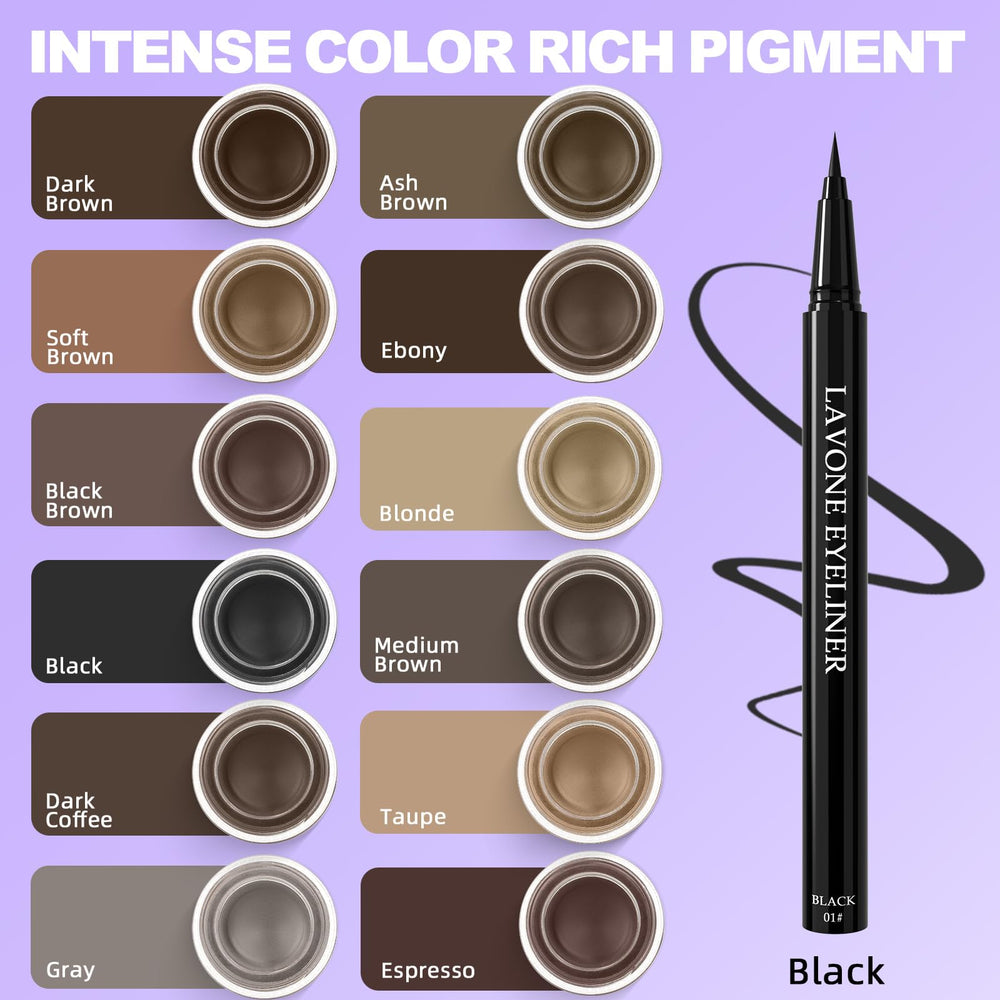 LAVONE liquid pen felt-tip closeup for precise winged application