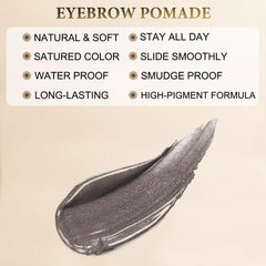LAVONE pomade texture close-up illustrating smooth blendability and coverage