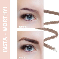 LAVONE spoolie blending brow color for seamless, natural finish benefit