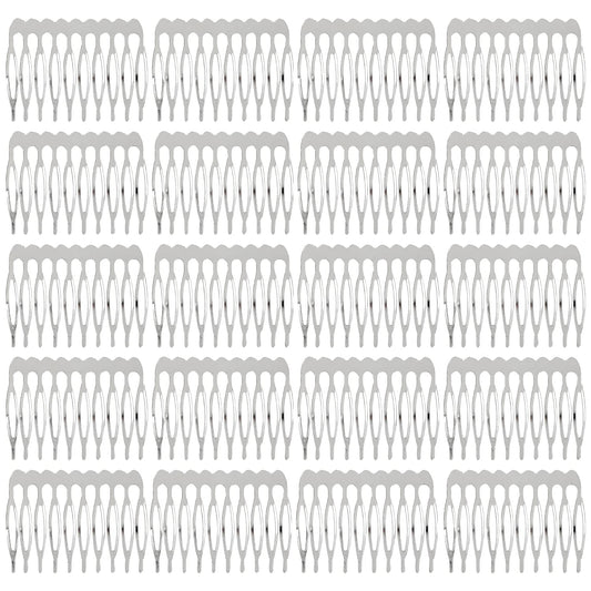 Lawie front pack of 20 metal combs showing both silver and gold options for events