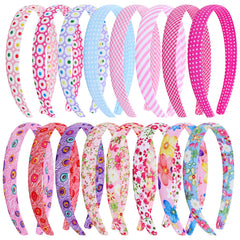 Lawie front packaging showing 16 colorful headbands and quick benefit