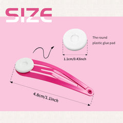 Lawie glue pad detail showing flat round pad for secure embellishment bonding