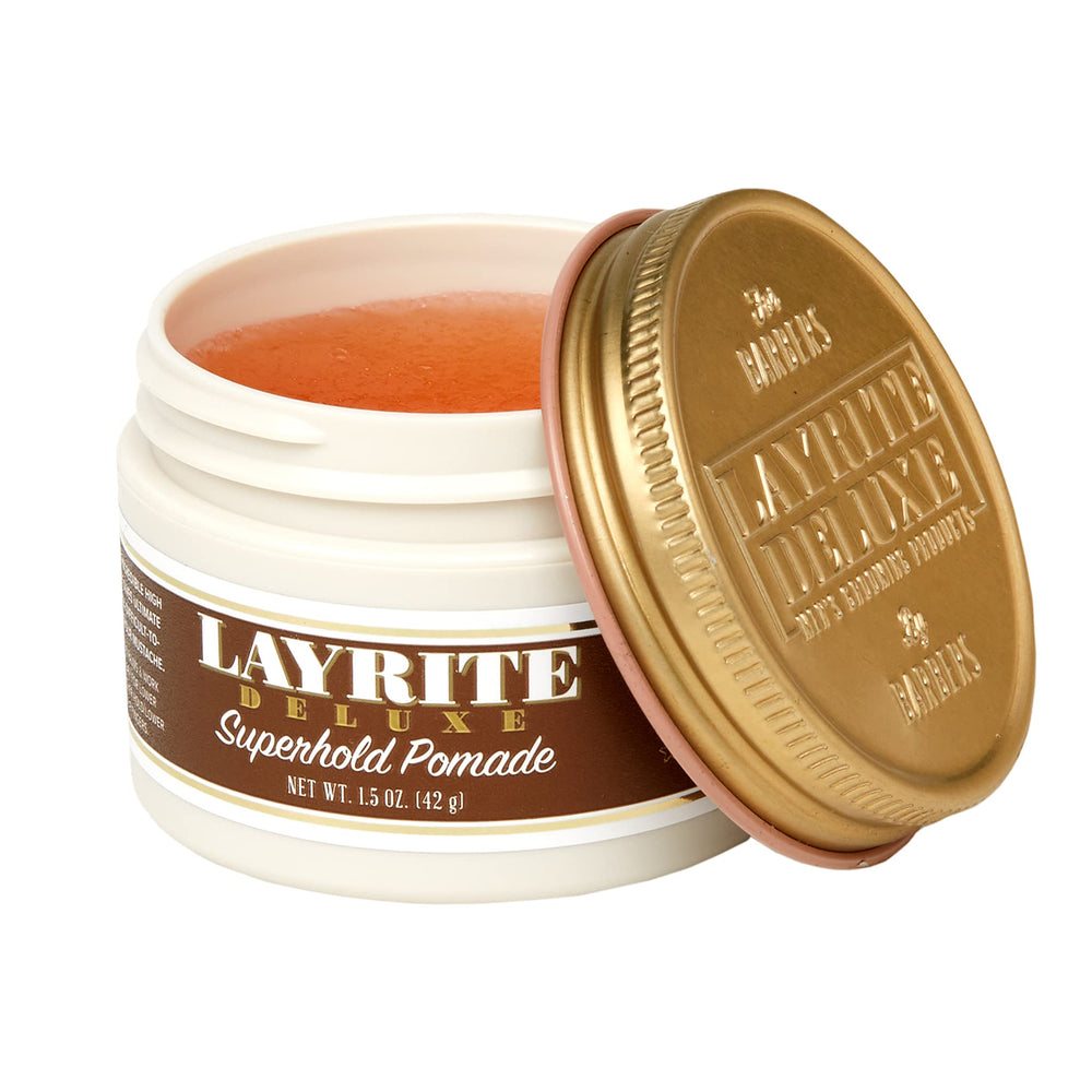 Layrite Superhold texture close-up highlighting thick gel-like consistency for strong grip