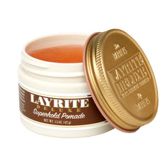 Layrite Superhold texture close-up highlighting thick gel-like consistency for strong grip