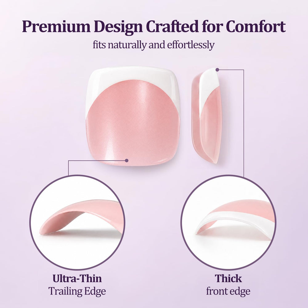 Laza toenails worn with sandals showing natural look and secure hold