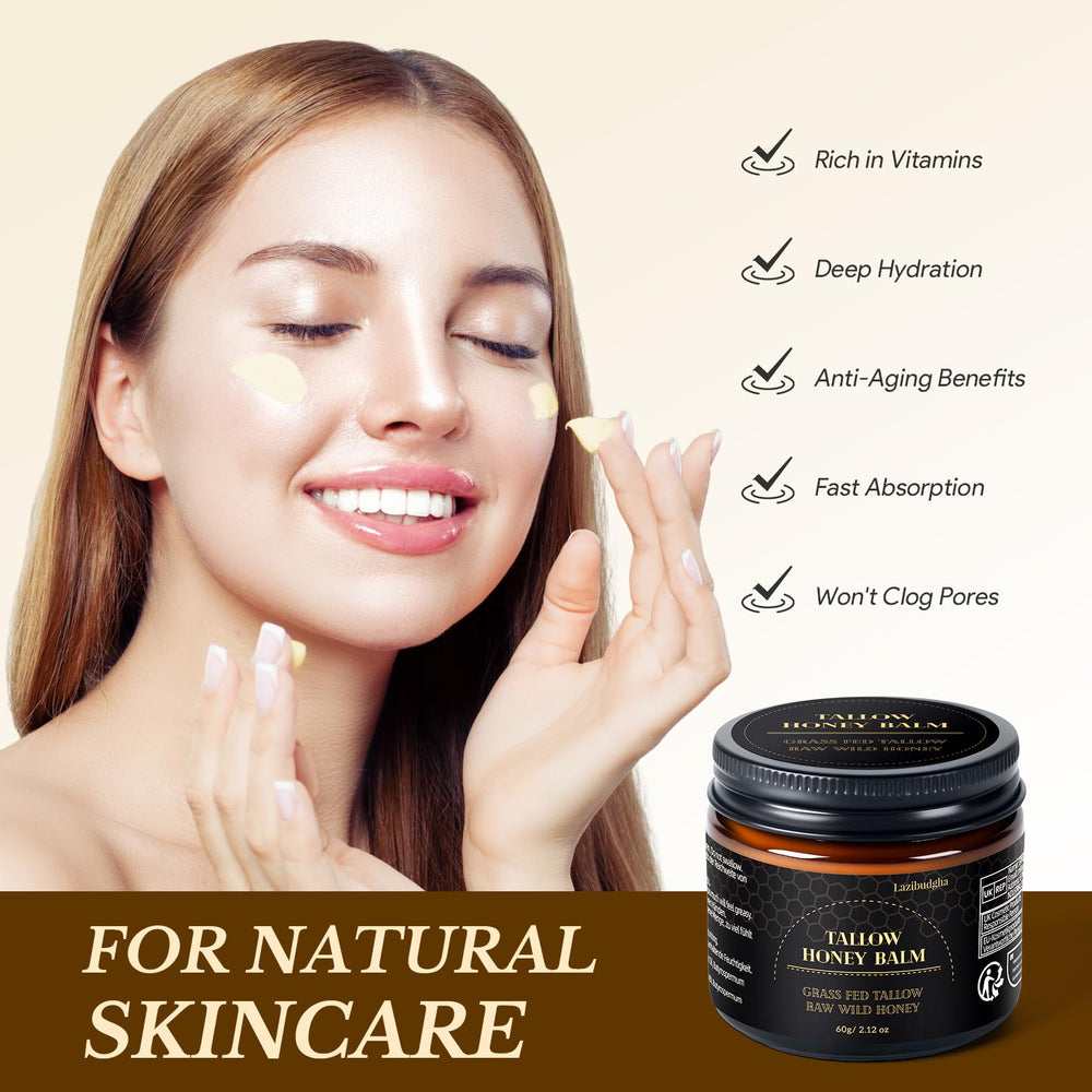 Lazibudgha applied on hand demonstrating smooth spread and immediate moisturization
