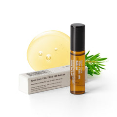 Lazy Society roll-on front packaging showing bottle and branding for precise spot care