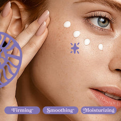 LE GUSHE cream on hand demonstrating lightweight spreadable hydration