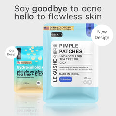 LE GUSHE product on bathroom vanity next to skincare showing routine fit benefit