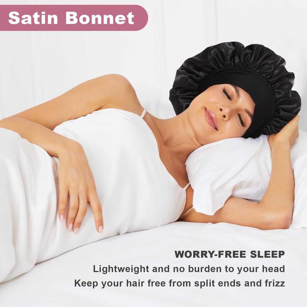 LEADUWAY close-up of satin texture showing smooth, hair-friendly surface
