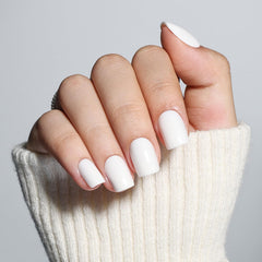 Leefrei front packaging showing 30-piece milky white kit and tools for a complete manicure