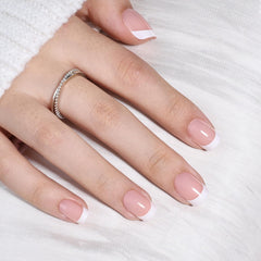 Leefrei lifestyle hands at desk wearing nails for practical everyday use