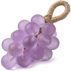 Lekgavd grape soap front view showing purple cluster and rope, decorative appeal