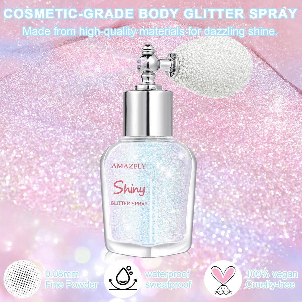 LemonSac atomizer nozzle close-up for precise glitter application