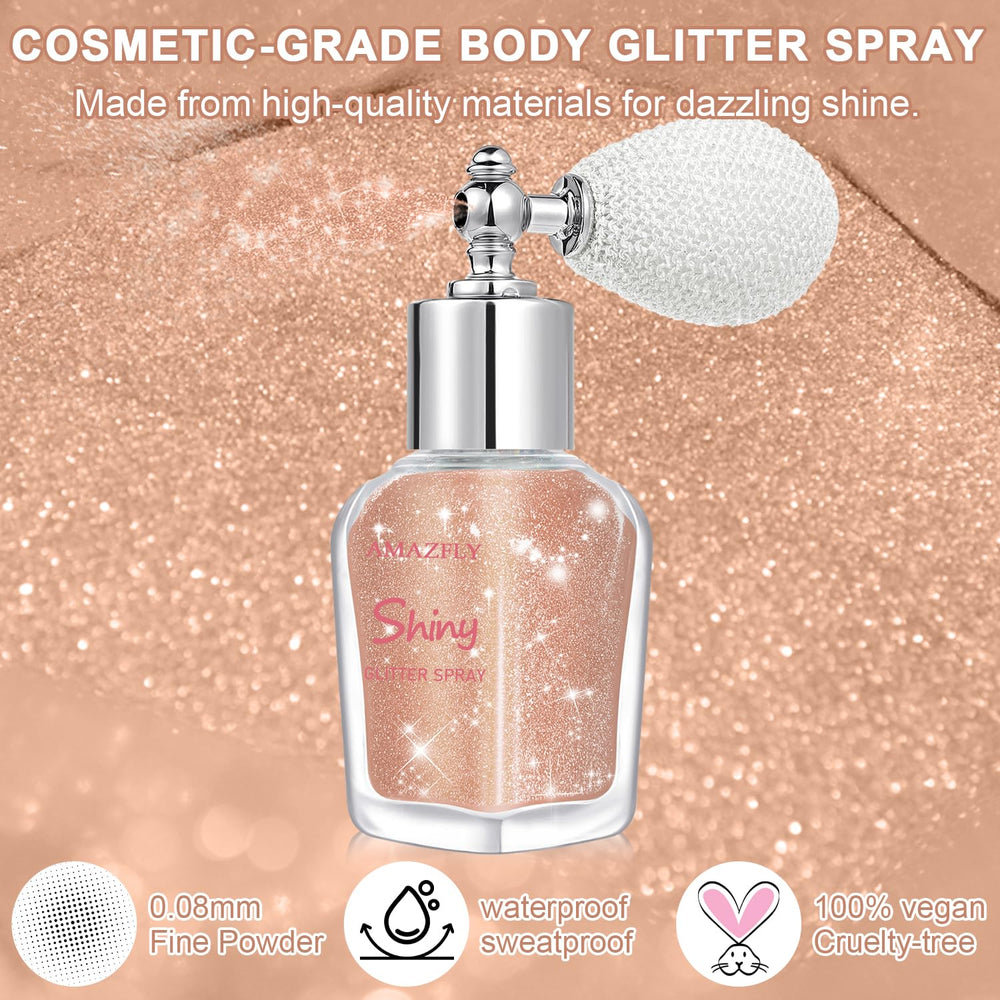 LemonSac spray nozzle close-up demonstrating precise glitter application