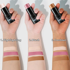 LemonSac contour sticks in hand showing compact travel-friendly size