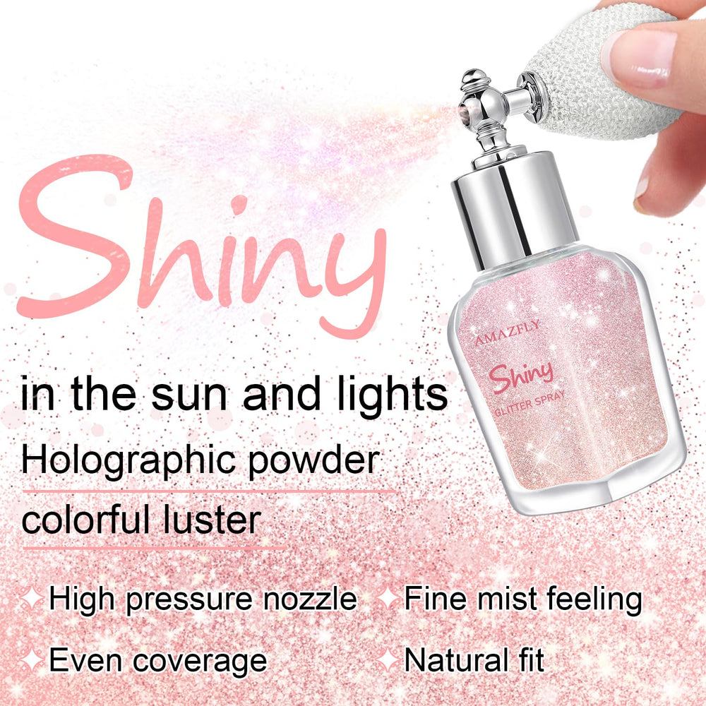 LemonSac fine glitter mist texture creating multi-dimensional shine
