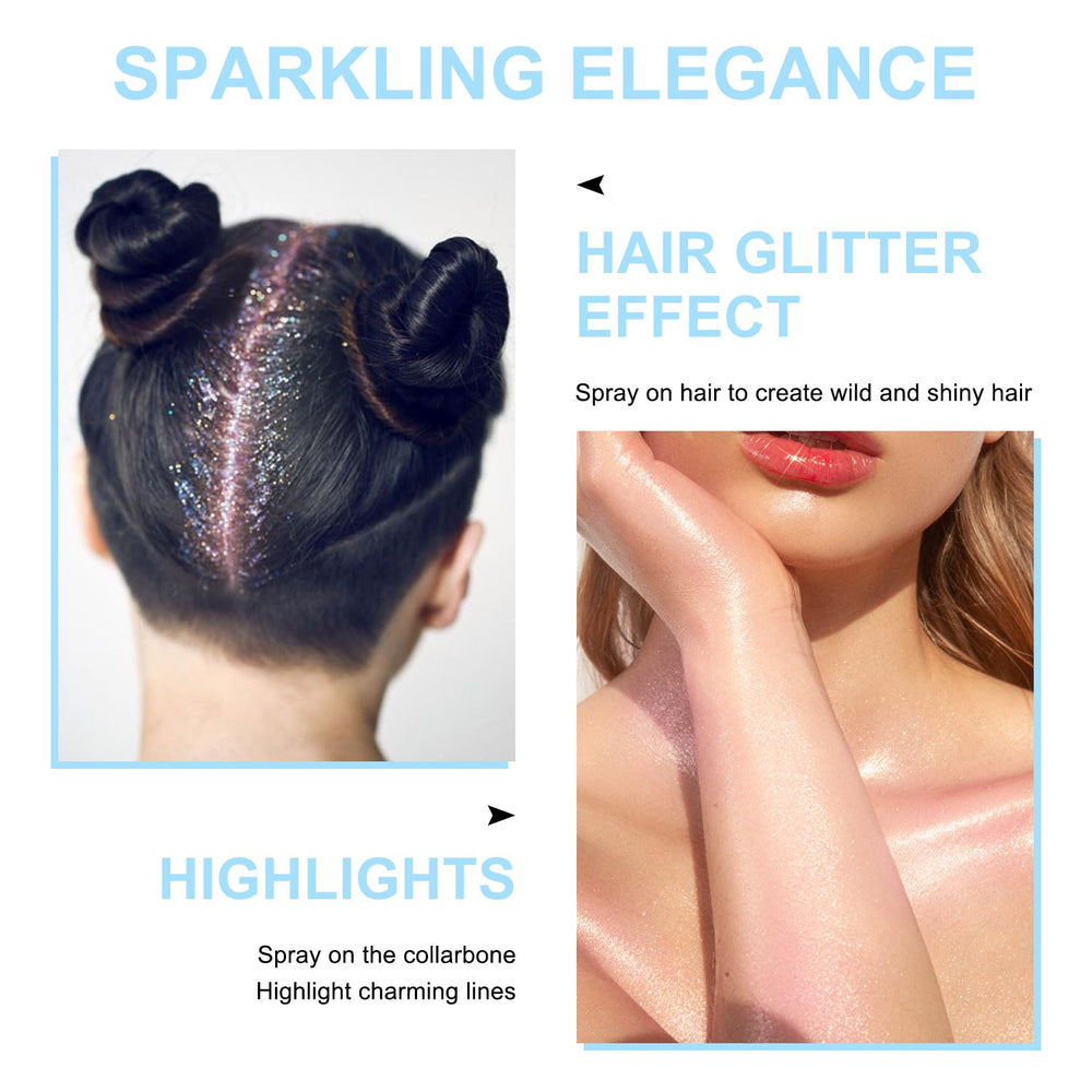 LemonSac glitter texture close-up highlighting multi-dimensional sparkle