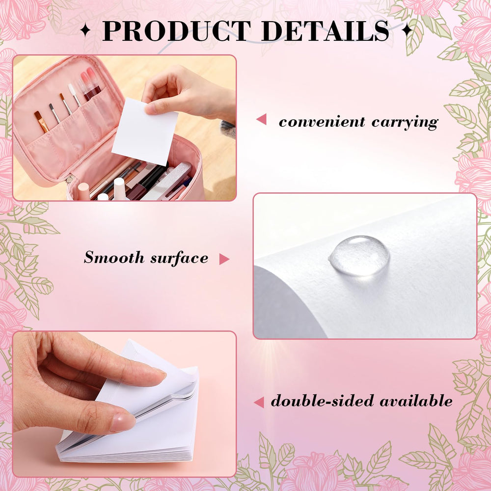 LemonSecret sheet held in hand showing 3x3 inch scale for portability advantage