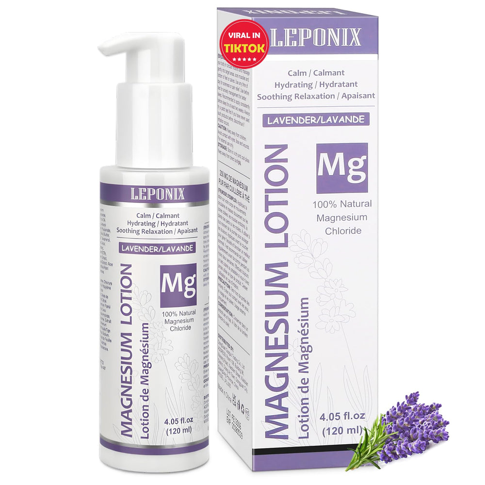 LEPONIX front packaging showing calming lavender and product benefits