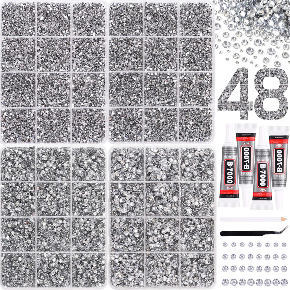 LERBOU front packaging view showing complete bedazzling kit and tools