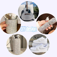 LERBOU customized tumbler and phone case showcasing finished sparkle