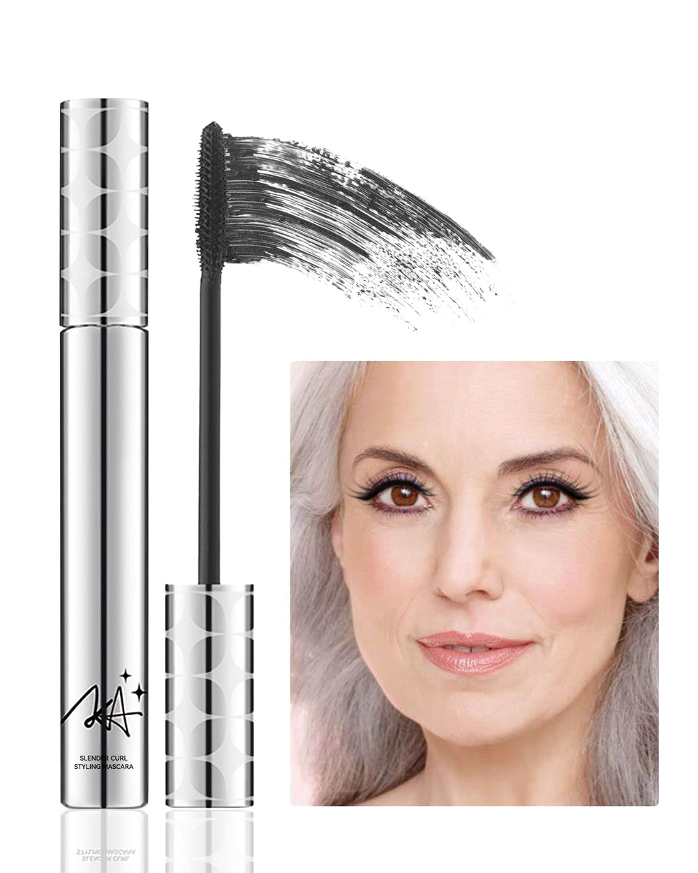 Lestpola front packaging showing black mascara tube and label for easy identification