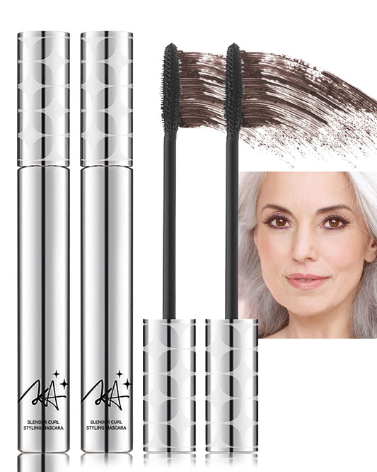 Lestpola front packaging showing two brown mascara tubes and readable labels, clear benefit of backup supply