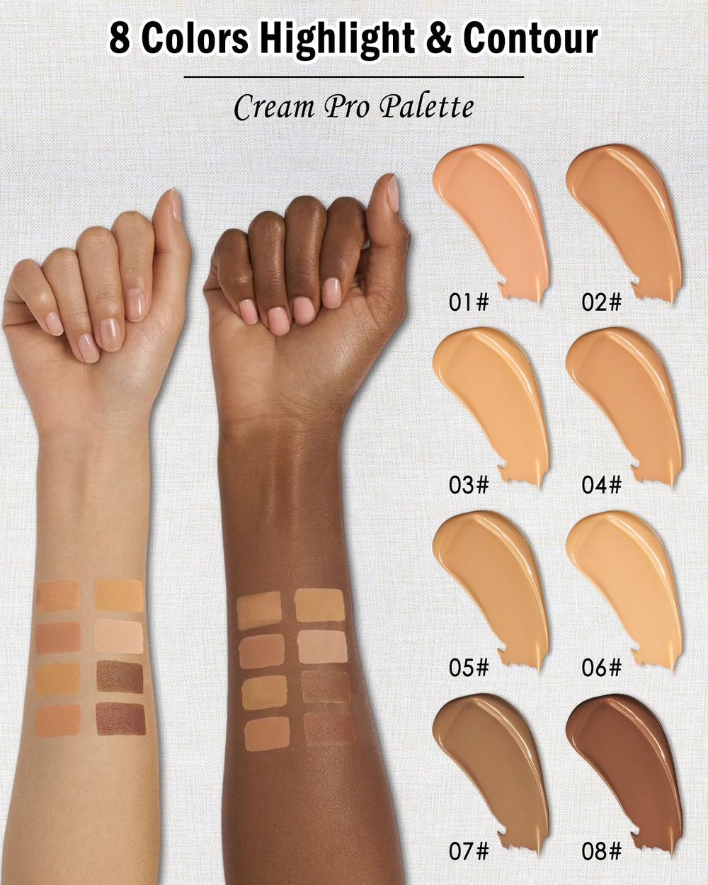 Lestpola palette held in hand showing compact size and portability