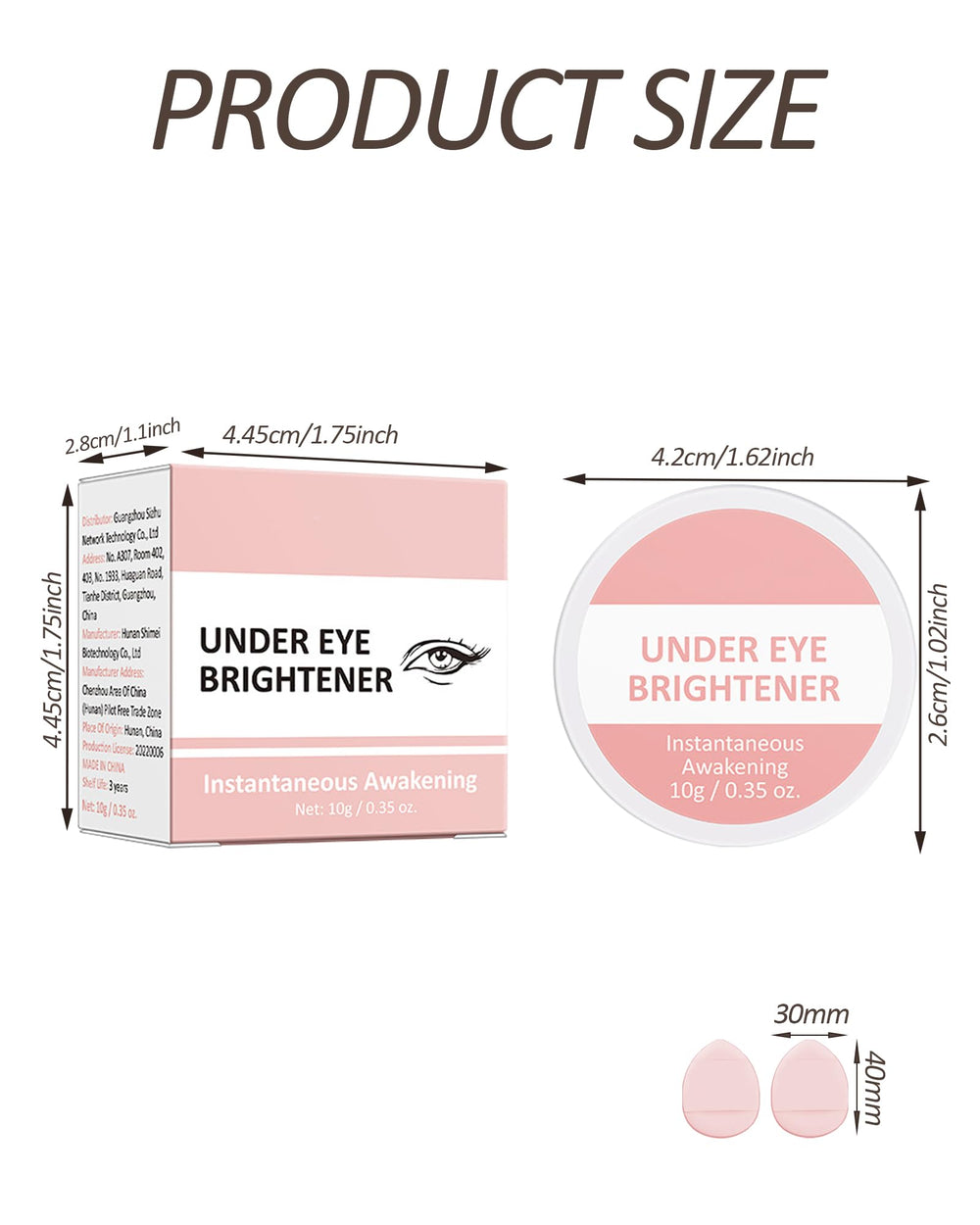 Lestpola concealer packed in makeup bag for on-the-go touch-ups