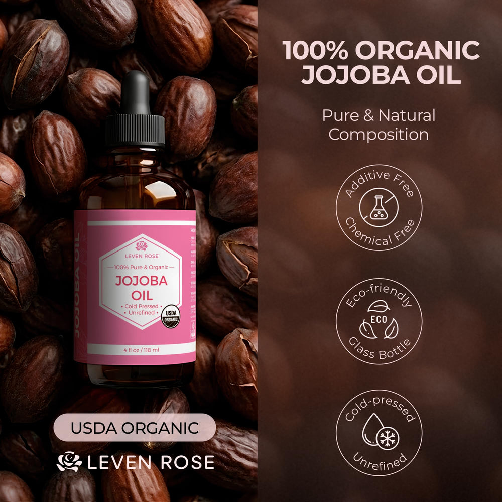 Leven Rose amber glass bottle protecting oil potency for lasting freshness