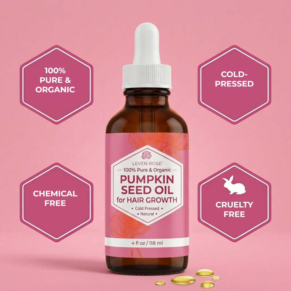 Leven Rose label detail close-up showing pure ingredient transparency benefit