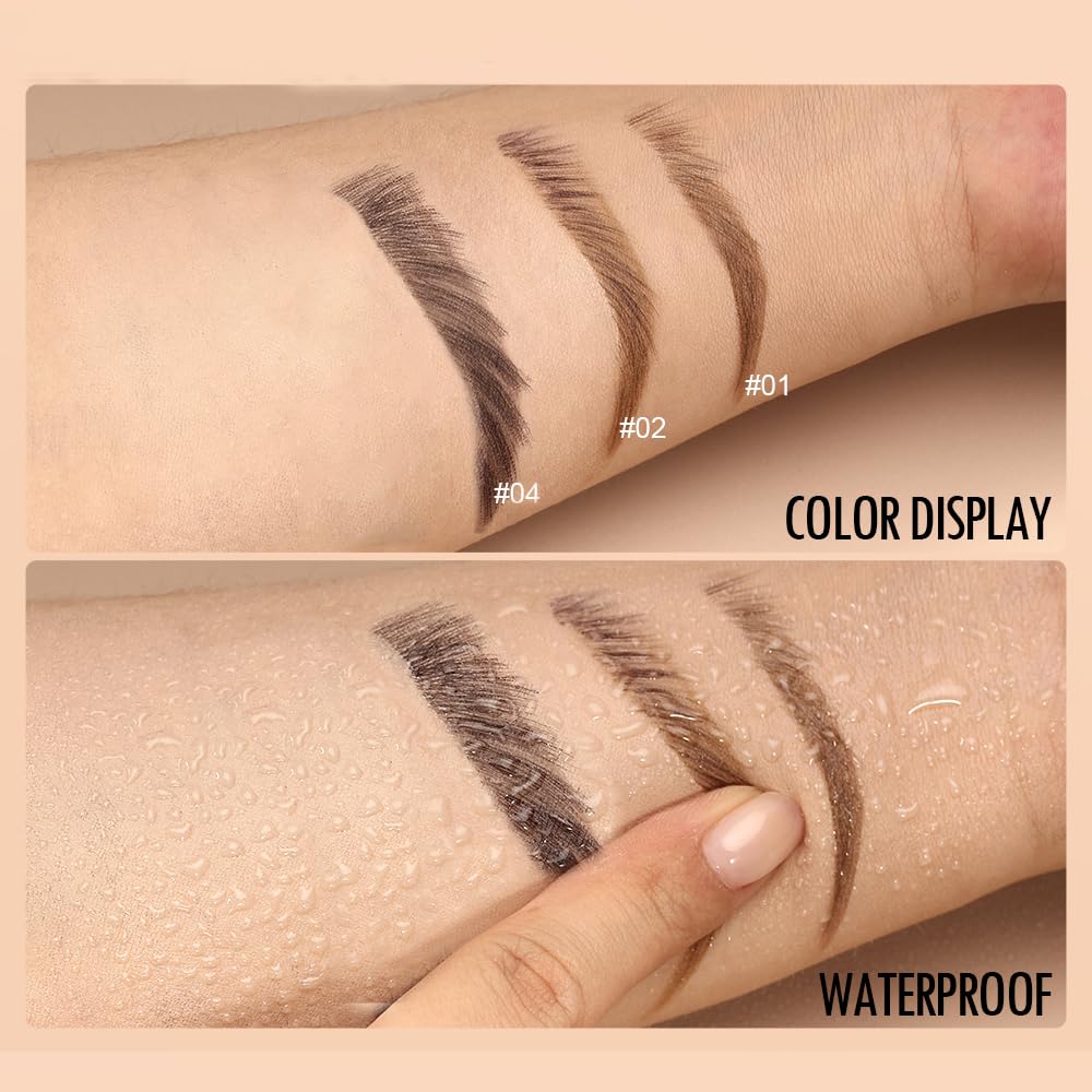 Lezauesy eyebrow pen being applied for natural-looking fuller brows