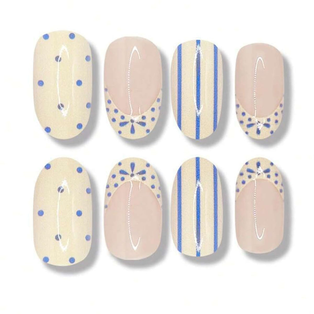 LFAAYYF side profile of short almond shape for comfortable, snag-free wear