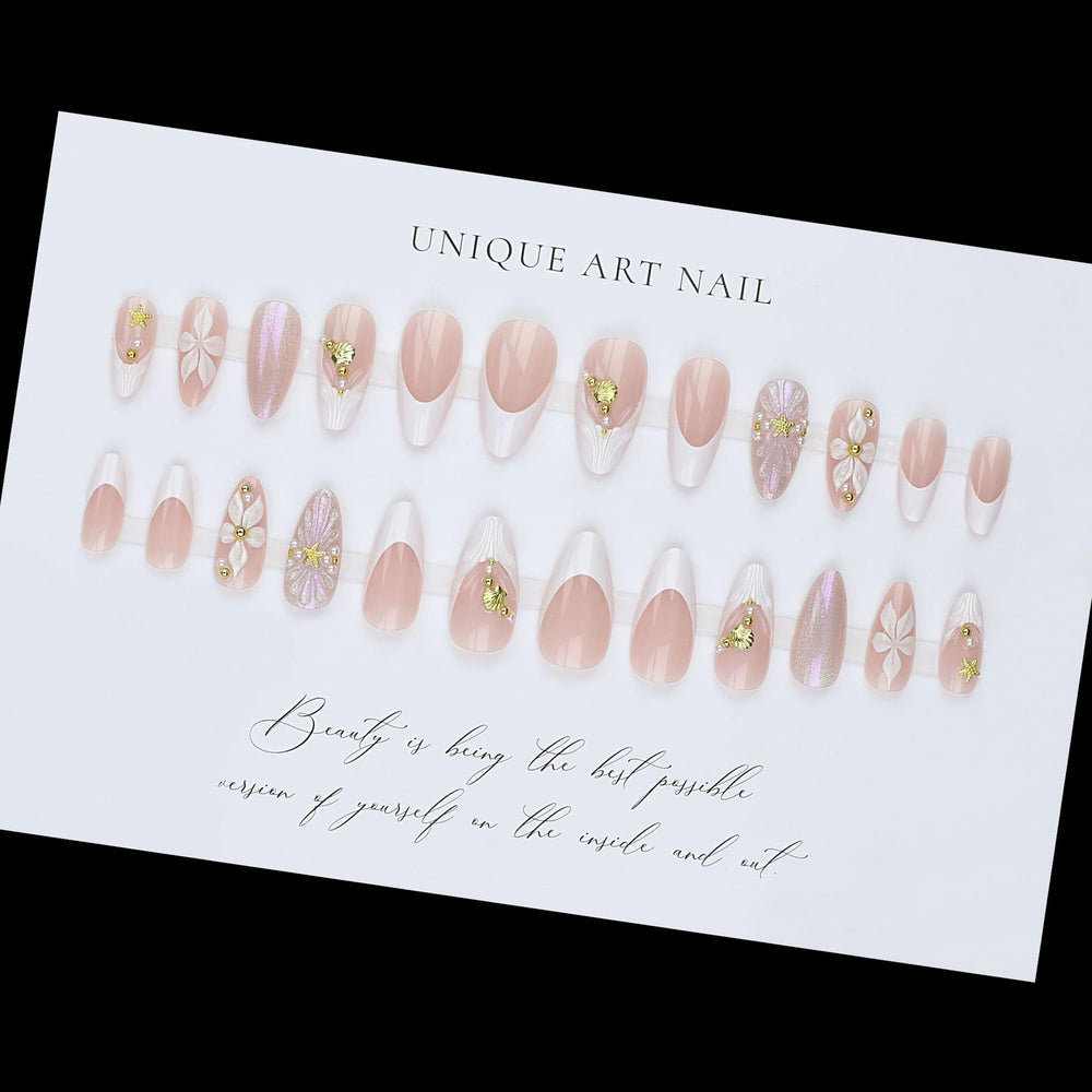 LFLSSTNM included kit with file, cuticle stick and adhesive tabs for easy application