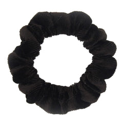 LFOUVRE velvet fabric close-up highlighting soft texture and gentle hair protection