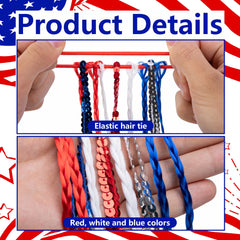 LFUTARI detailed elastic band attachment showing secure loop for all hair types and comfort