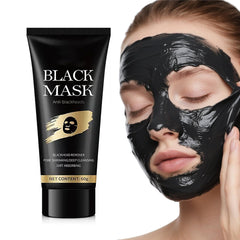 LFuTPm jar front view showing label and charcoal mask, clear product benefit