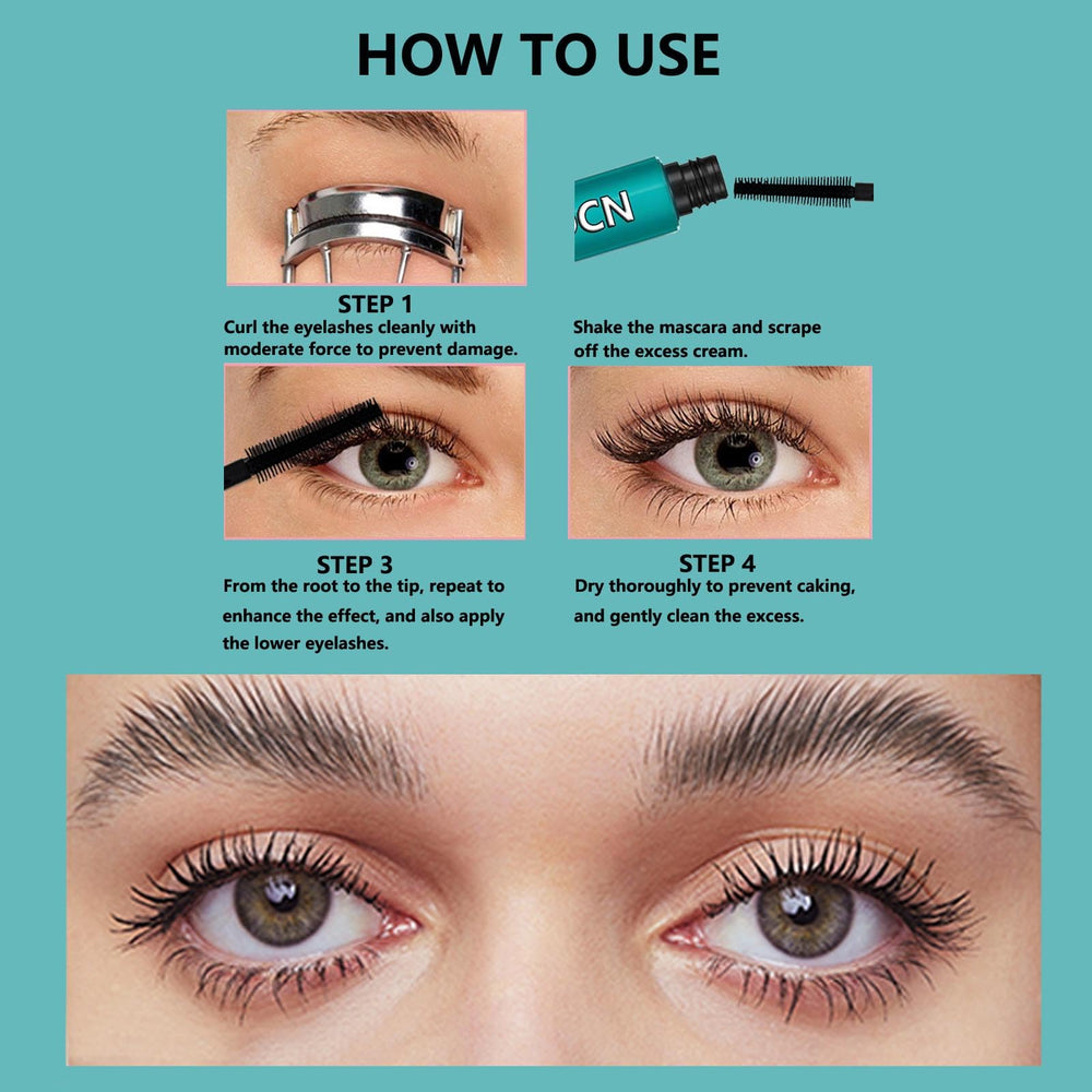 LGSZGDCN lifestyle model wearing mascara for extended natural lashes