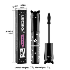 LGSZGDCN applied on model eyes showing curled lashes benefit dramatic length