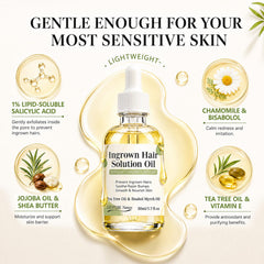 LHOPEBK Nature applying serum to bikini area to calm irritation and reduce bumps