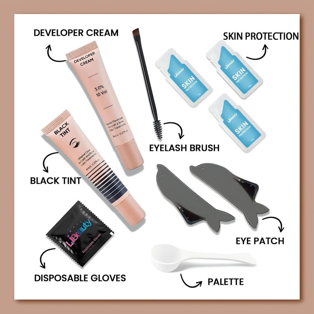 Libeauty tint bottle detail showing applicator cap and easy-pour design for precise use