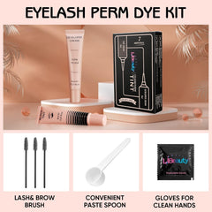 Libeauty tools laid out including brushes and instructions for easy use benefit