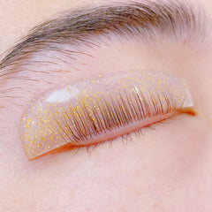 Liber Beauty gold front view showing thin flat shield and professional finish