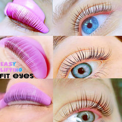 Liber Beauty in-use application showing pad placement and controlled lift