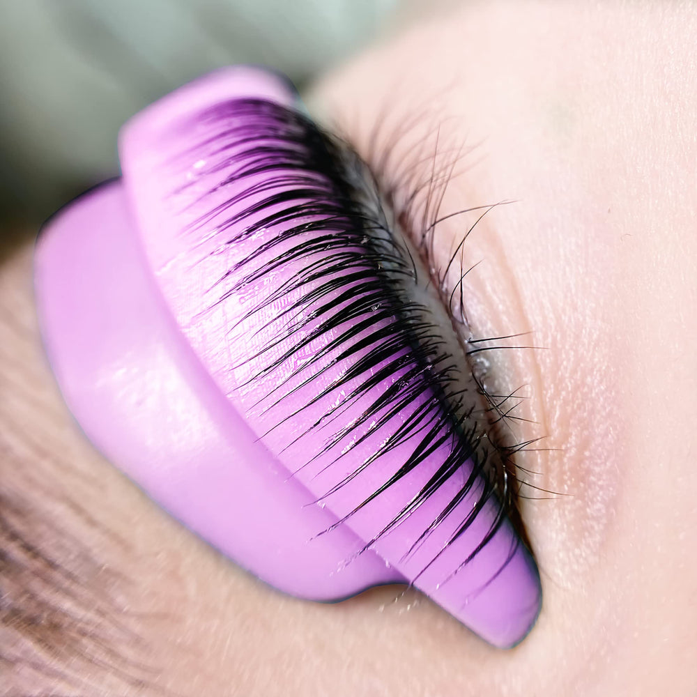 Liber Beauty violet pad color close-up for aesthetic and product ID